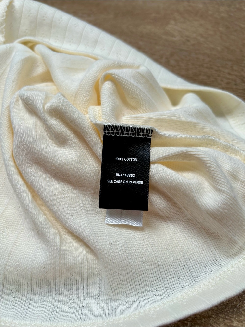 TORRID TANK TOP, SIZE 2X, POINTELLE CREAM, BUTTON FRONT, SQUARE NECK, NWT - Picture 9 of 10